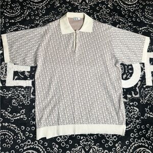 Dior oblique polo shirt